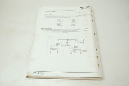 Honda Riding Mower HT-R3009k0 3009k1 3811 Shop Manual