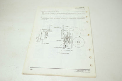 Honda HS55K1 HS80 Shop Manual