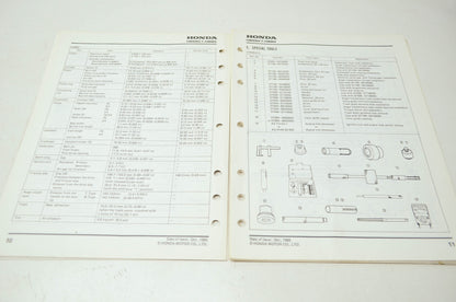 Honda Snowblower HS55k2 HS80k1 Shop Manual Supplement