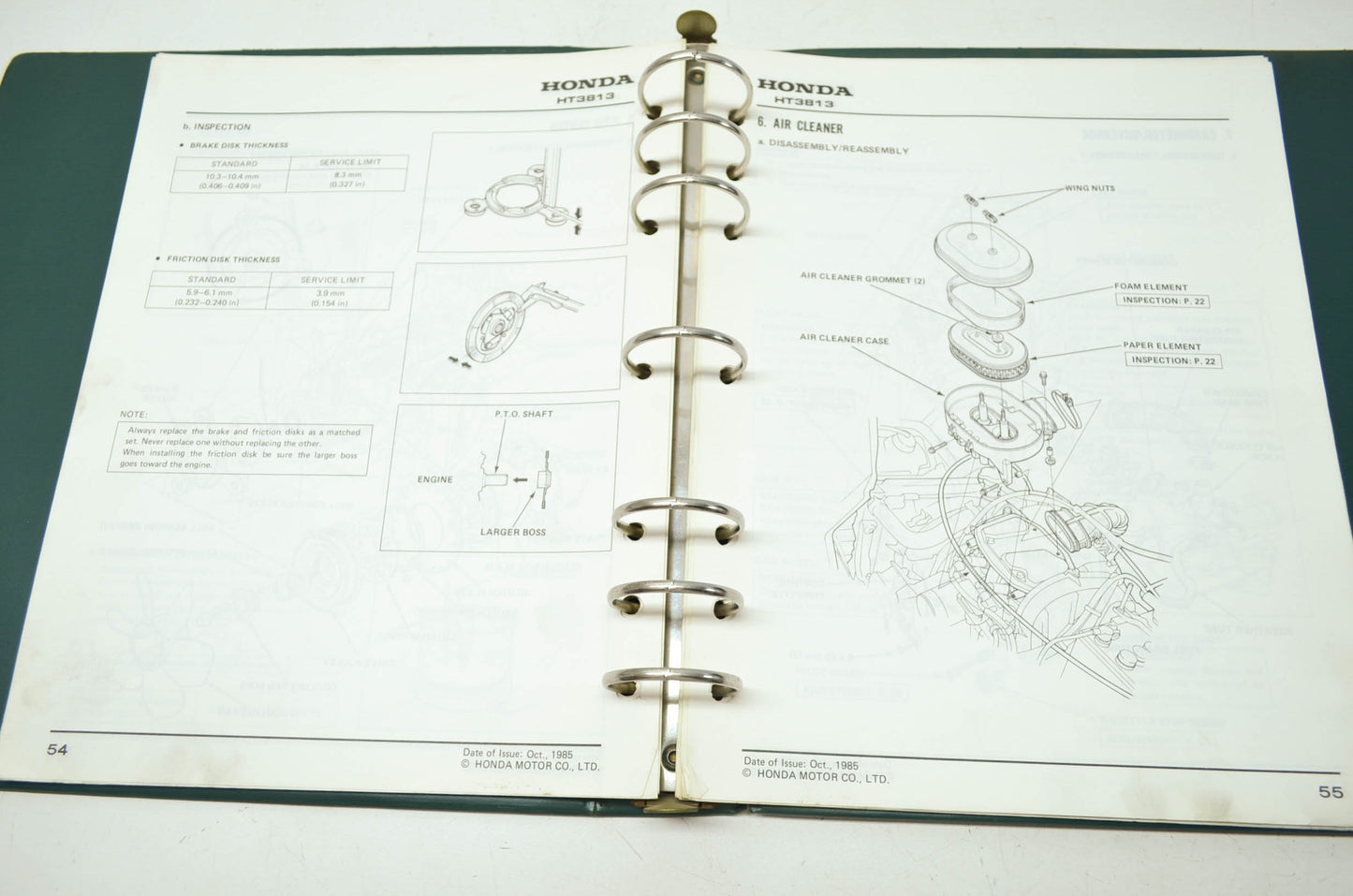 Honda HT3813 Shop Manual
