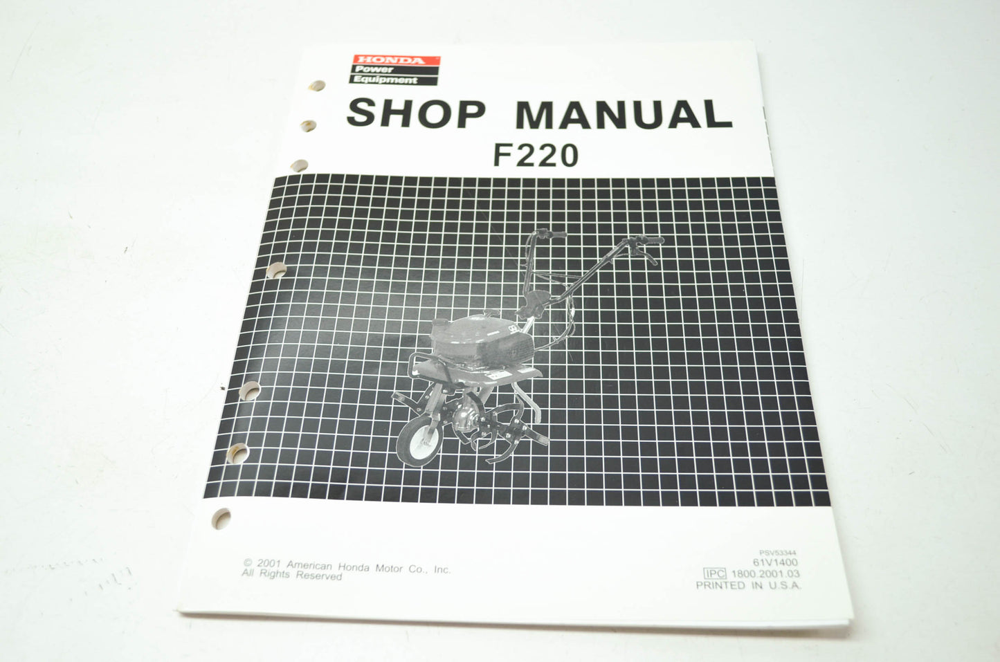 Honda F220 Shop Manual