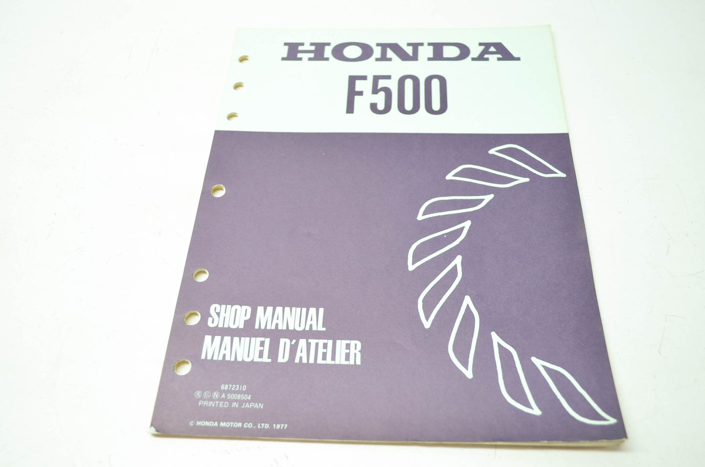 OEM Honda 6872310 F500(EF) Service Manual