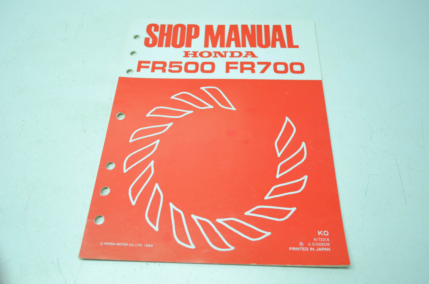 Honda FR500 FR700 Shop Manual