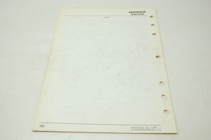 Honda FR500 FR700 Shop Manual