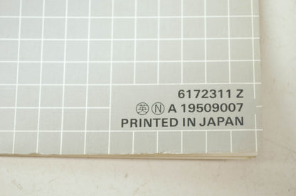 OEM Honda 6172311Z Rotary Tiller FR500 FR700 Shop Manual Supplement