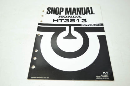 Honda HT3813 Shop Manual Supplement