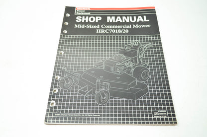 Honda Commercial Mower HRC7018/20 Shop Manual