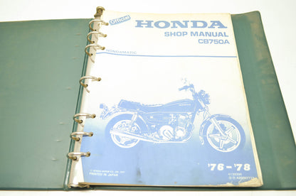 Honda 76-78 CB750A Shop Manual