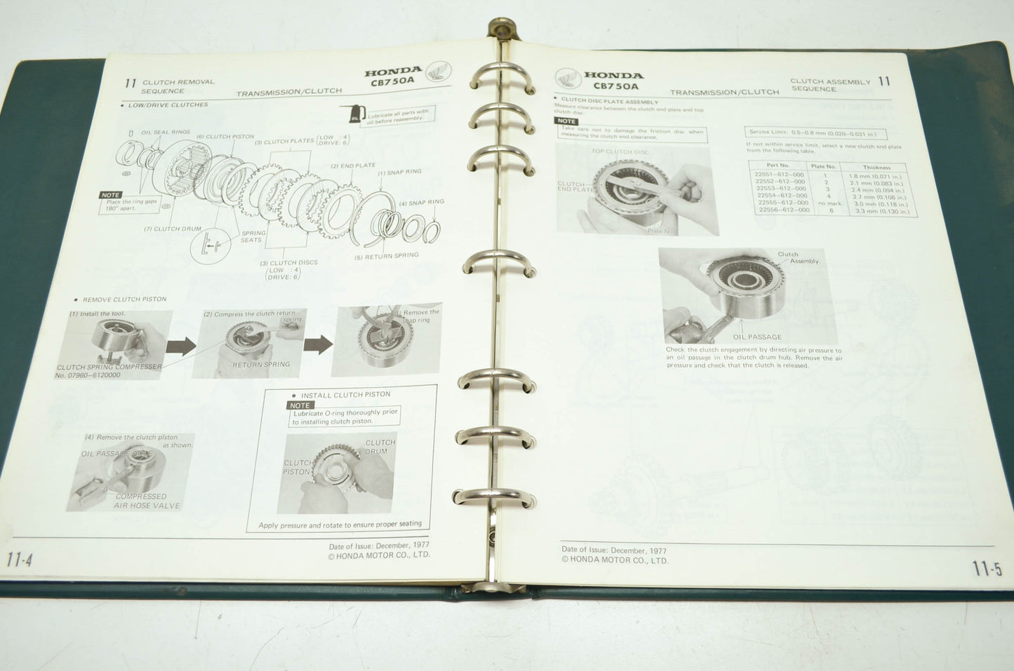 Honda 76-78 CB750A Shop Manual