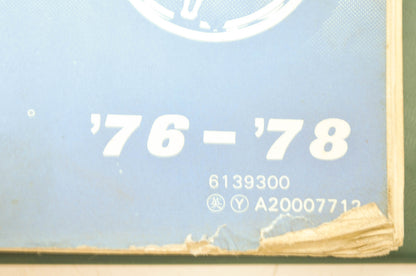 Honda 76-78 CB750A Shop Manual