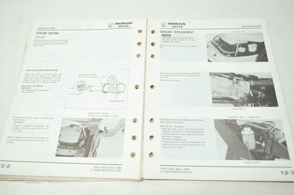 Honda '84 CH125 Elite Shop Manual