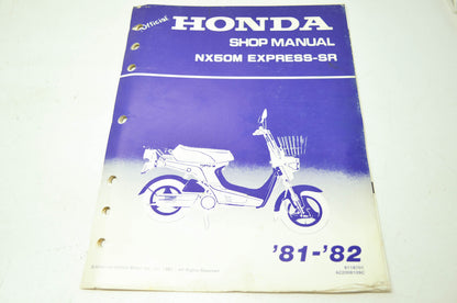 OEM Honda 6118701 NX50M'81-'82 Service Manual