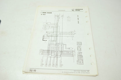 Honda NC50 NA50 Express II Shop Manual Addendum