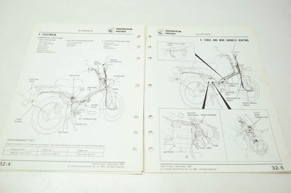 Honda NC50 NA50 Express II Shop Manual Addendum