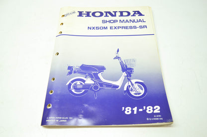 OEM Honda 6118701 NX50M'81-'82 Service Manual