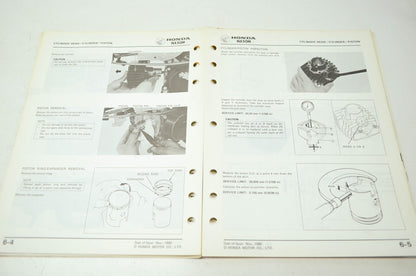 OEM Honda 6118701 NX50M'81-'82 Service Manual