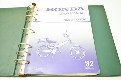 Honda 82 Urban Express NU50 NU50 Shop Manual
