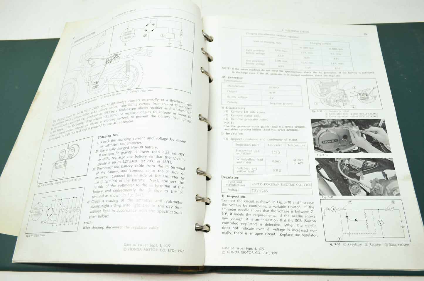 Honda XL250-350 Shop Manual
