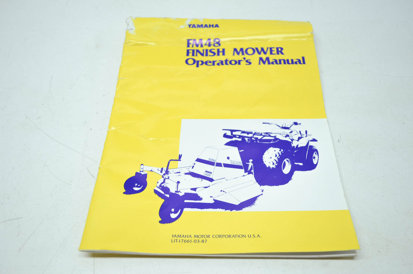 Yamaha FM48 Finish Mower Operator's Manual