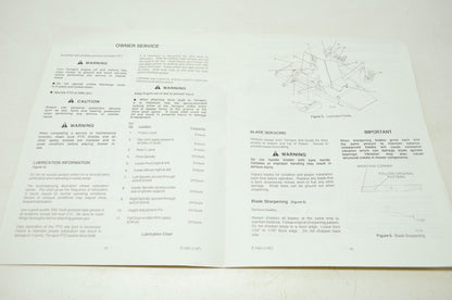 Yamaha FM48 Finish Mower Operator's Manual