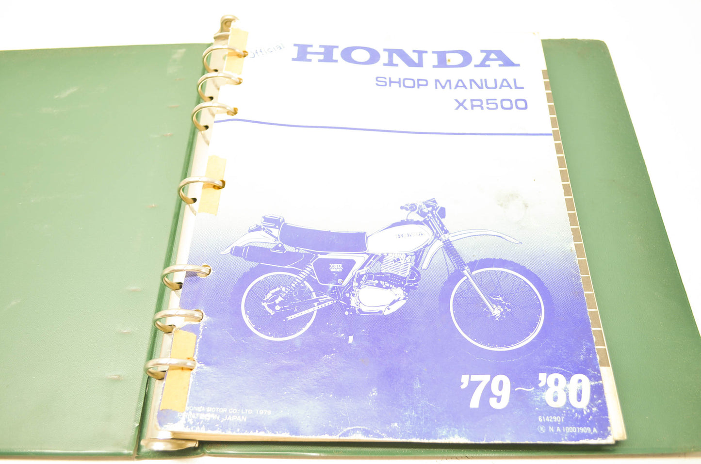 OEM Honda 6142901 XR500'79-'80 Service Manual