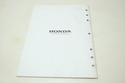 Honda BF200A BF225A Shop Manual Third Ed. Addendum 1