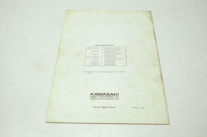 Kawasaki KX60 KX80 KX100 Service Manual Supplement
