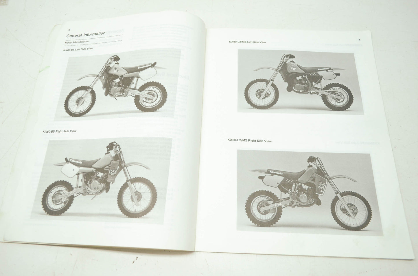Kawasaki KX60 KX80 KX100 Service Manual Supplement