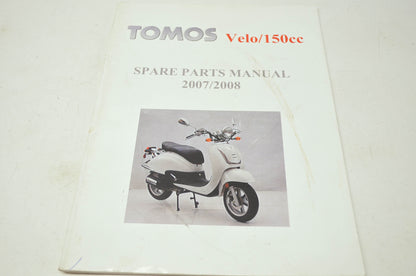 Tomos 2007-08 Velo/150cc Spare Parts Manual