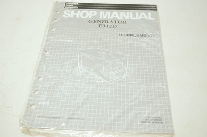 Honda Generator EB12D Shop Manual Supplement