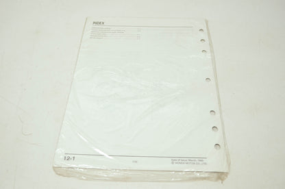 Honda Generator EB12D Shop Manual Supplement