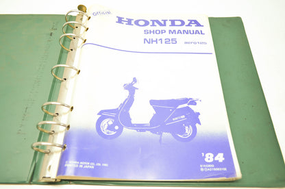 Honda 84 NH125 aero125 Shop Manual