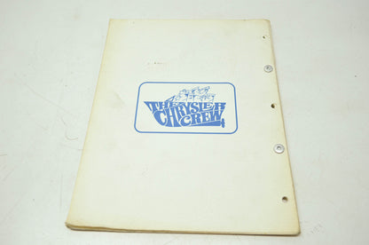 Chrysler Outboard Motors 4HP Service Manual