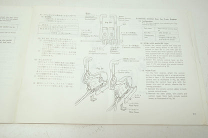Tohatsu Remote Control System RC3 Owner's Handbook