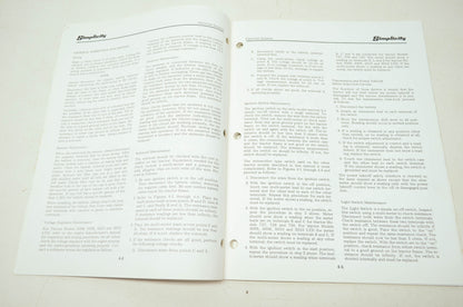 Simplicity Repair Manual Front Engine Riding Mowers