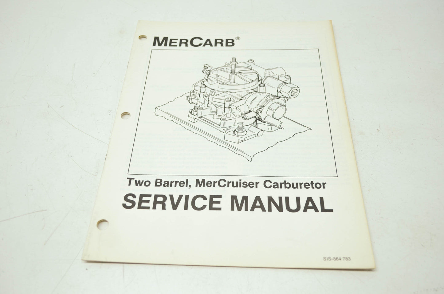MerCarb Two Barrel Mercruiser Carburetor Service Manual