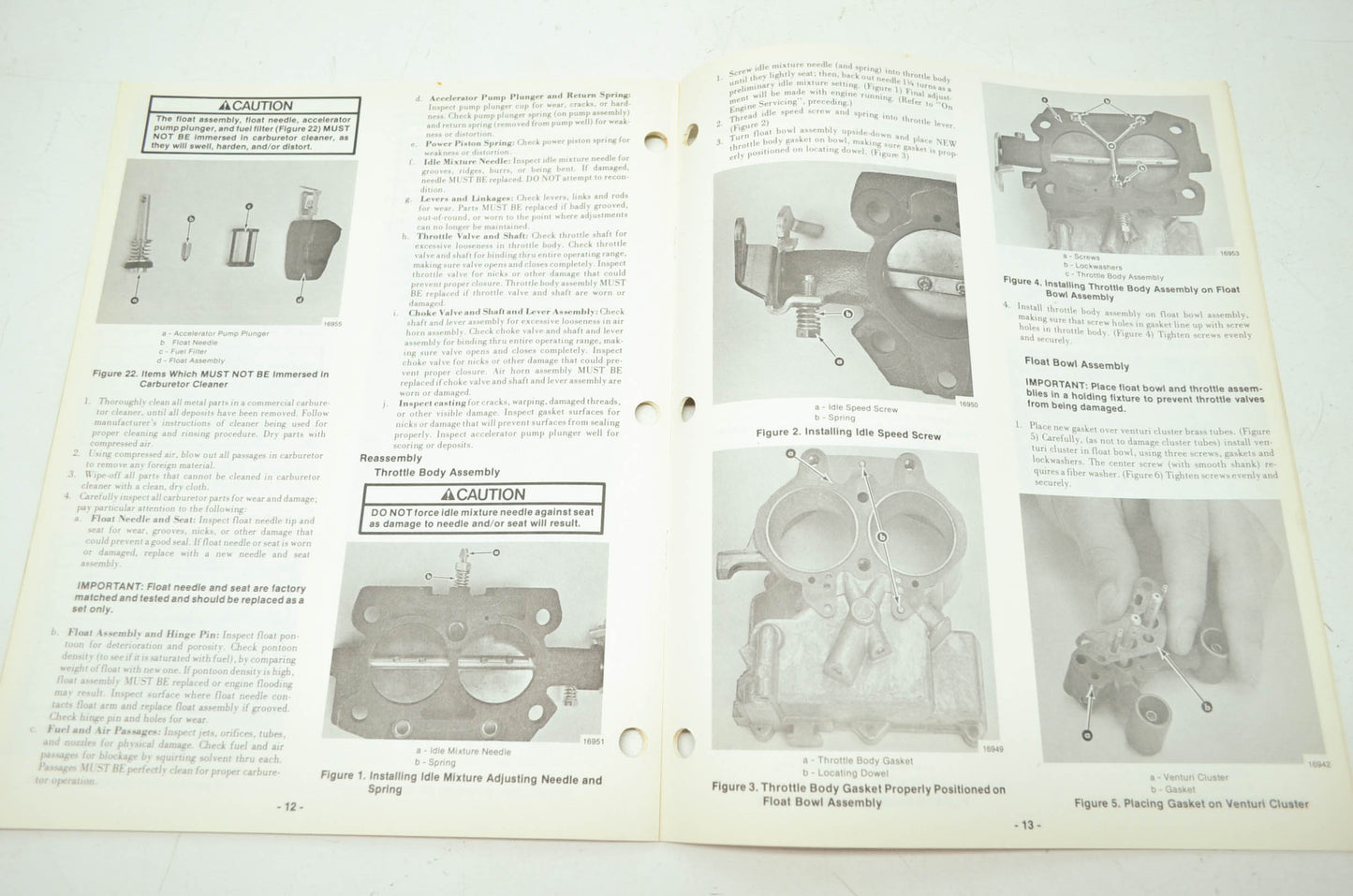 MerCarb Two Barrel Mercruiser Carburetor Service Manual