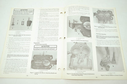 MerCarb Two Barrel Mercruiser Carburetor Service Manual