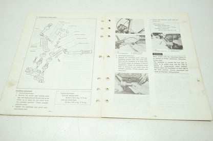 Yamaha XJ750J Supplementary Service Manual
