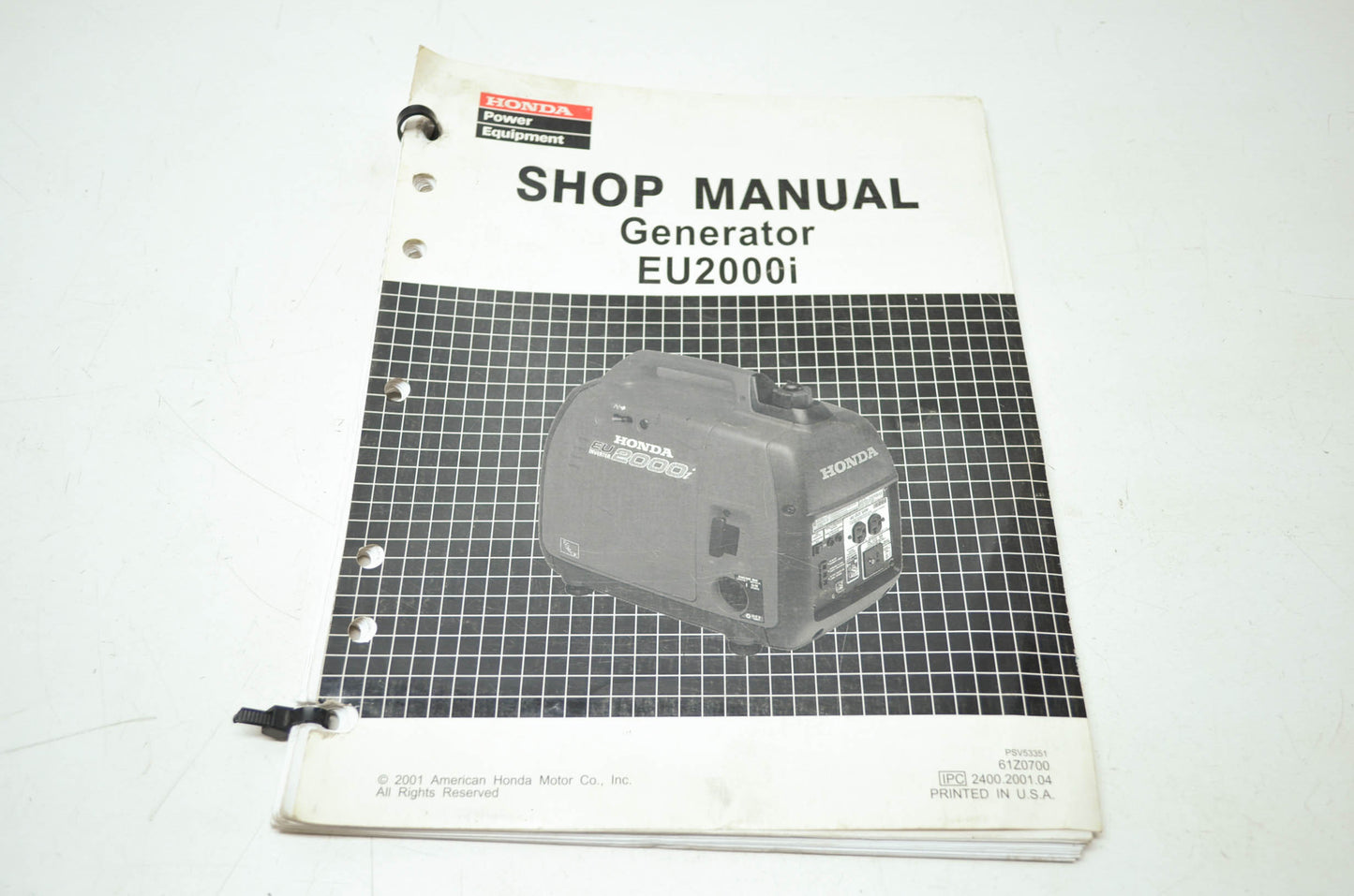 OEM Honda 61Z0700 EU2000I Service Manual