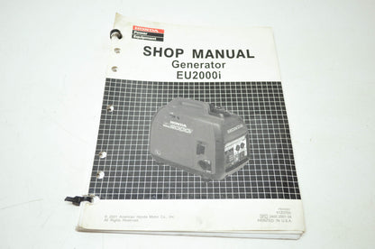 OEM Honda 61Z0700 EU2000I Service Manual