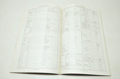 Kawasaki 89 90 Model Service Specifications Handbook