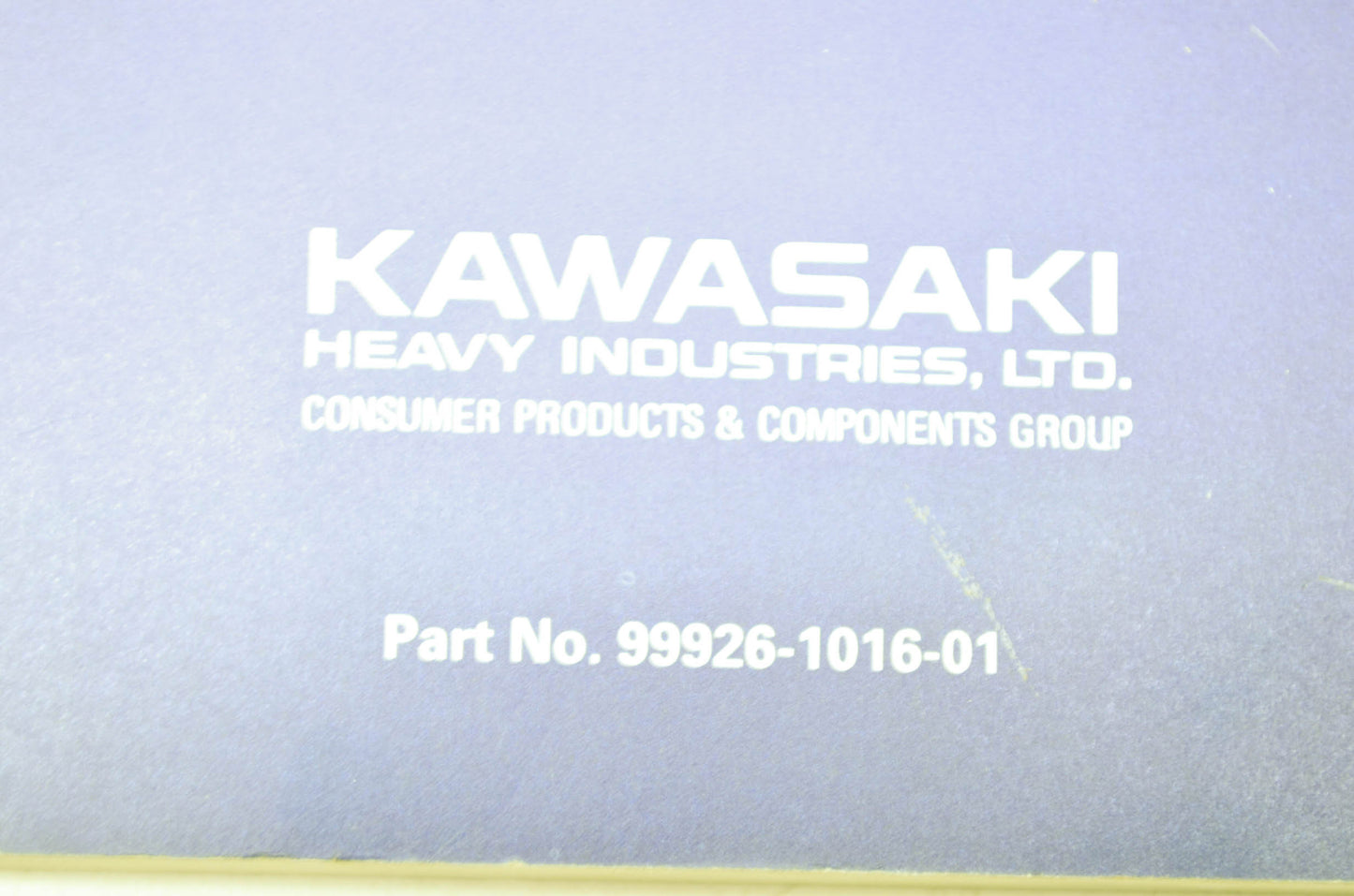 Kawasaki 89 90 Model Service Specifications Handbook