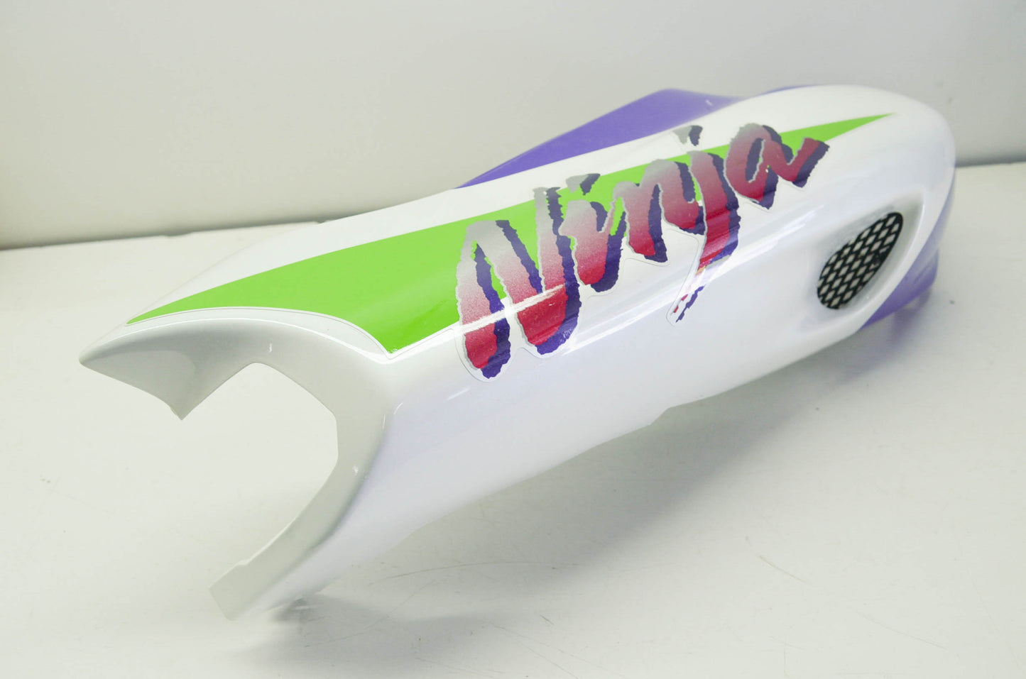 Right Side Cover White & Purple NOS