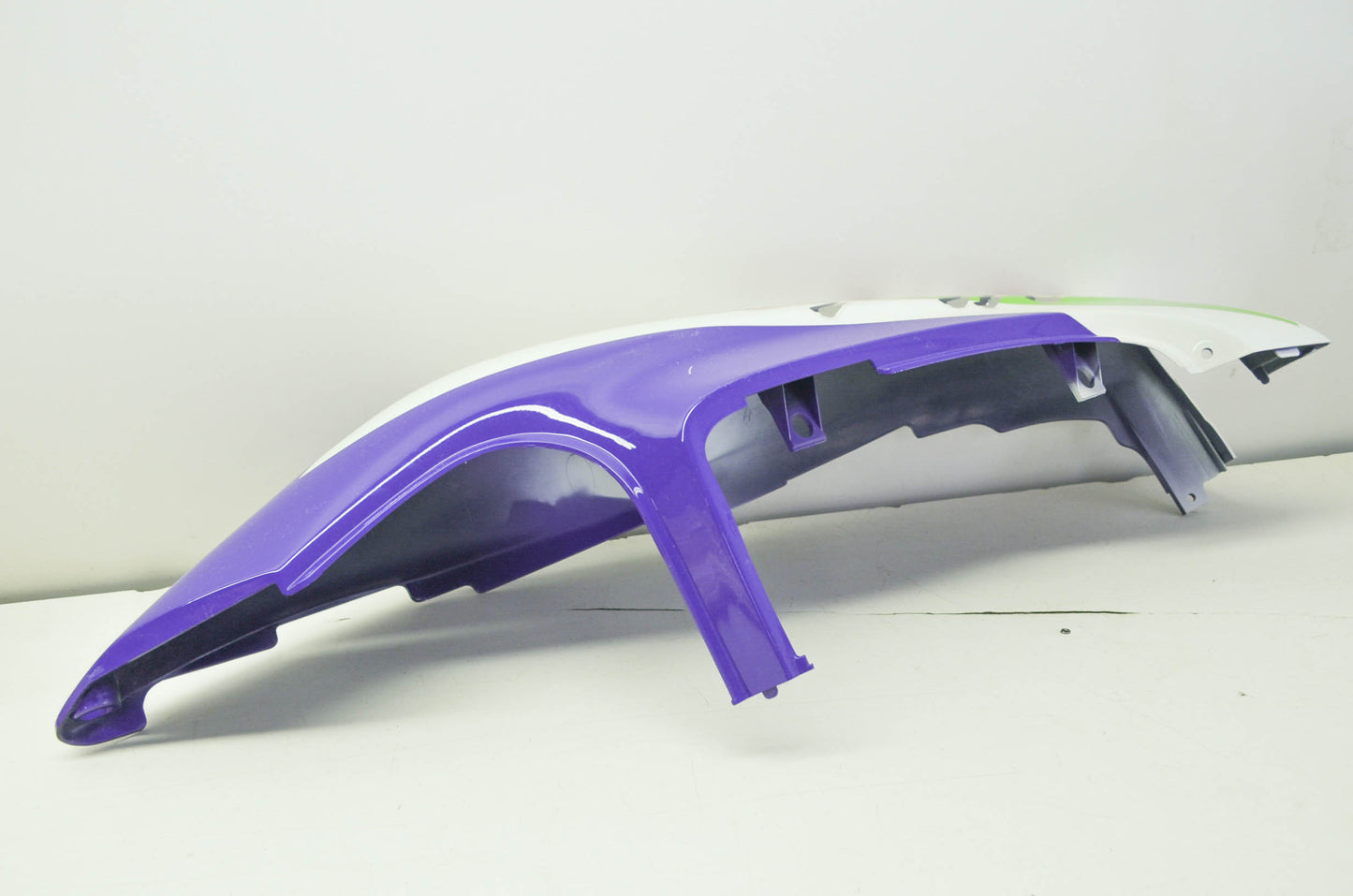 Right Side Cover White & Purple NOS