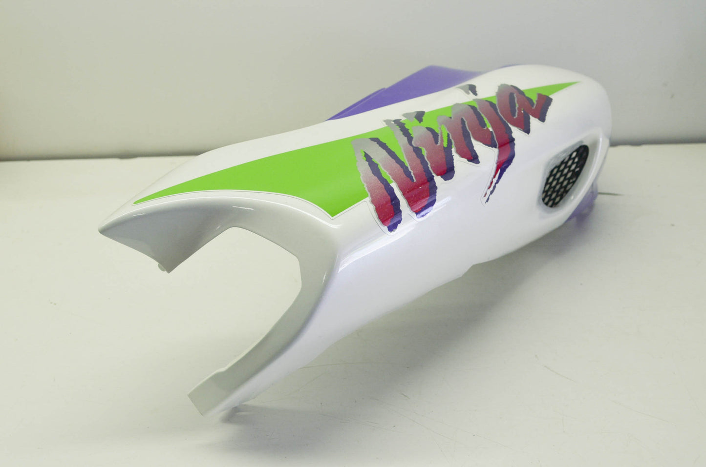 Right Side Cover White & Purple NOS