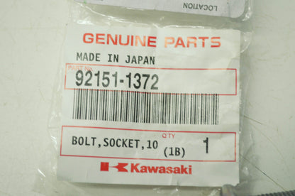 OEM Kawasaki 92151-1372 Socket Bolt 10X30 NOS