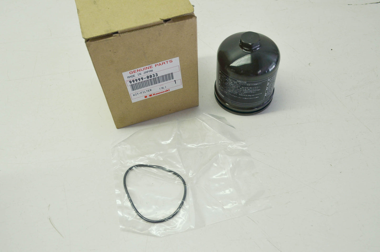 OEM Kawasaki 99999-0033 Oil Filter Set NOS