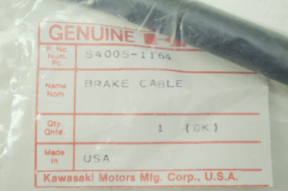 OEM Kawasaki 54005-1164 Right Parking Brake Cable NOS