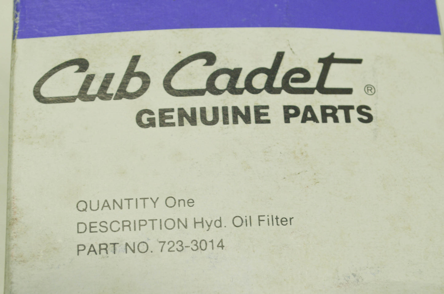 NEW OEM Cub Cadet Oil Filter Gravely John Deere NOS
